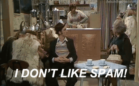 i dont like spam gif